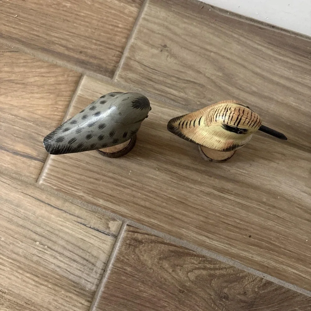 Set Rare Heritage Mint Carved Wooden Birds Decorative Decoy‎